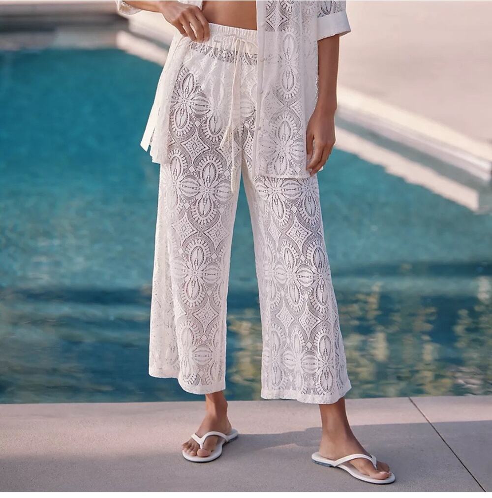 Farm Rio x Anthropologie High-Rise Pull-On Pants X Small
